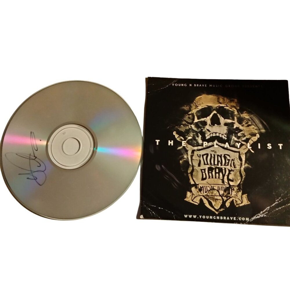 Young N Brave Playlist BMG Rapper King Louie Rico Bandana Signed Young Ace CD